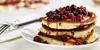 pancakes au café et aux cranberries
