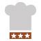 icône toque de chef difficulté