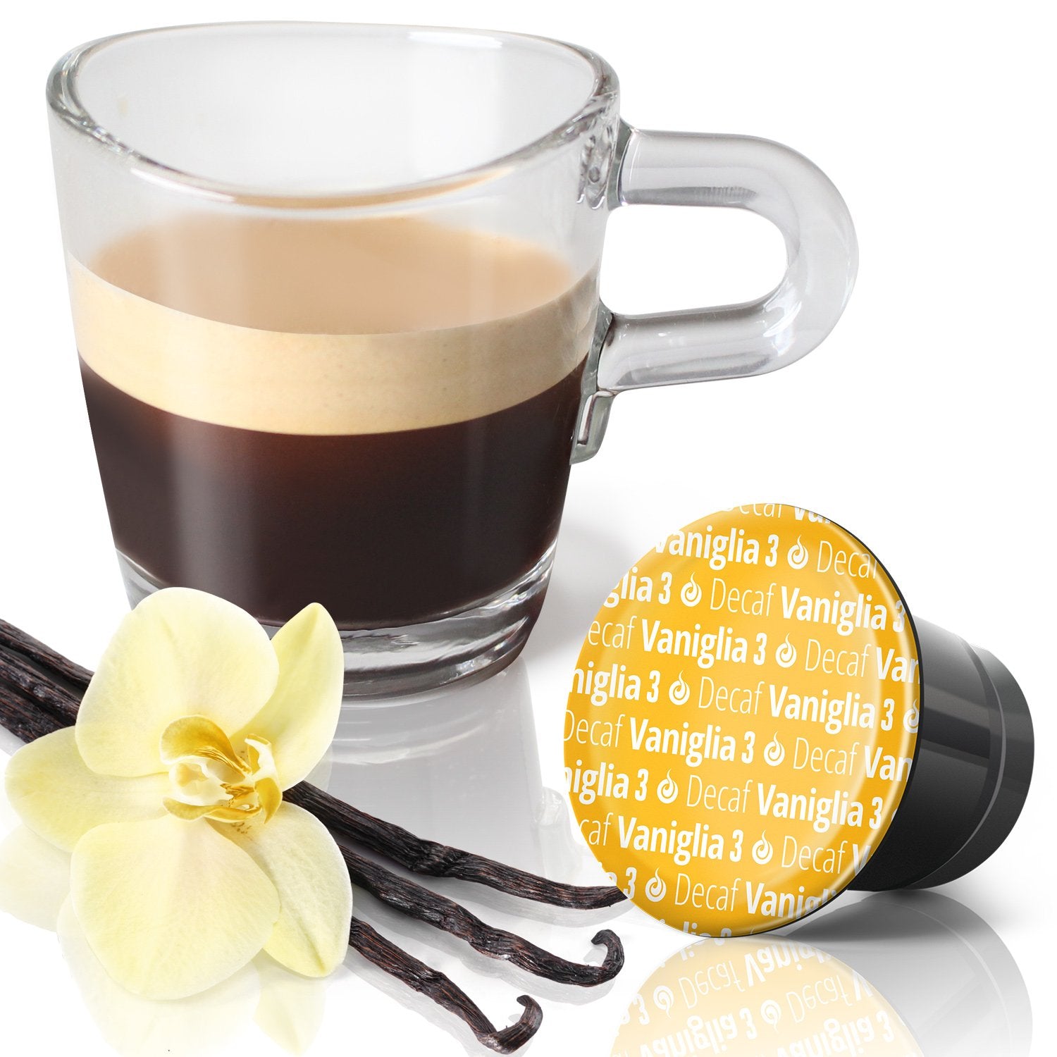 Decaf Vanille - Decaf Vaniglia - 10 Capsules - Bio