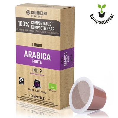 Eco Line - Lungo Arabica Forte - 10 Capsules - Bio